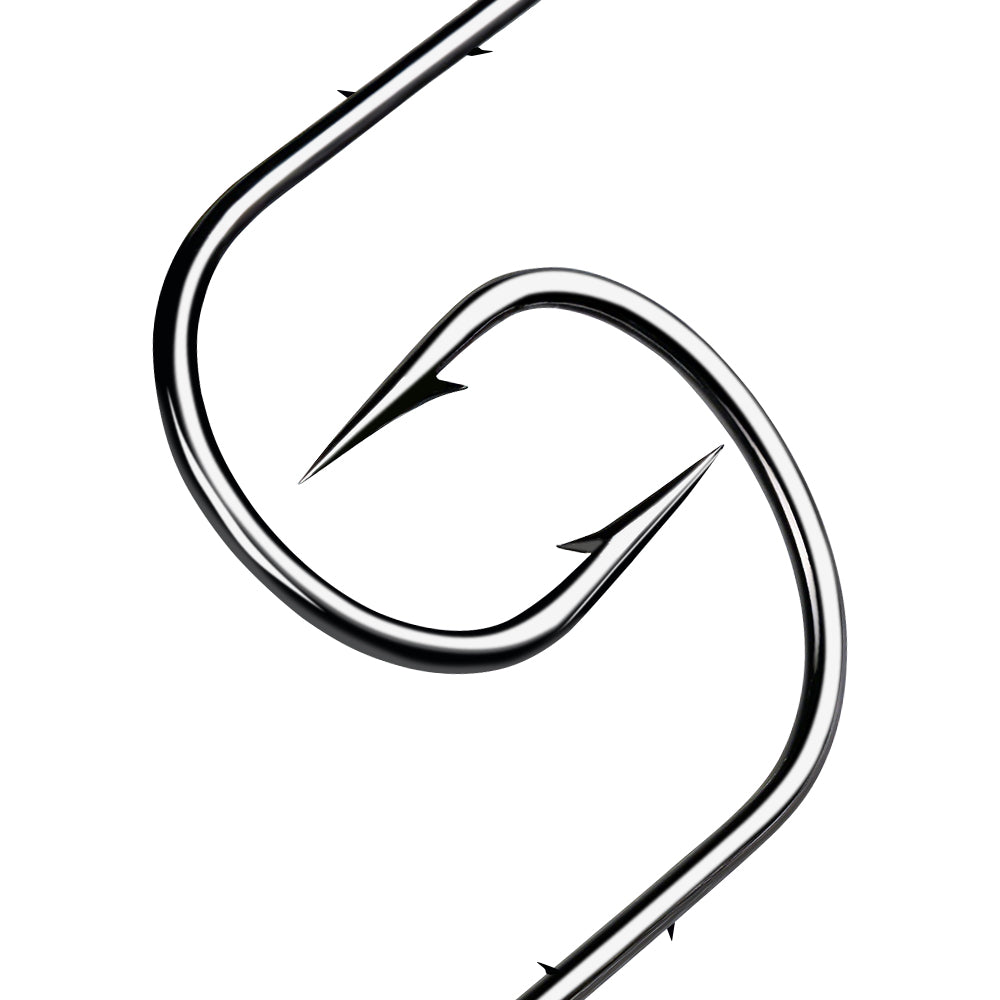 Streamlined matte silver oval lead head with smooth hook eye for soft plastic worms