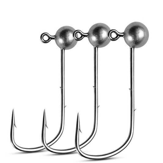 PROBEROS JIG060 Jig Head Hooks 0.3g-1g 10 Pcs for Bass Trout Crappie