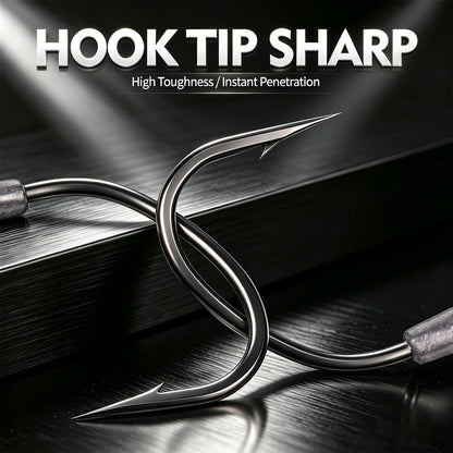 PROBEROS JIG064 High Carbon Steel Barbed Single Hook Sharp Point Detail