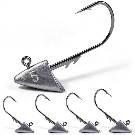 PROBEROS JIG069 Jig Head Hooks Freshwater for Bass Trout Perch