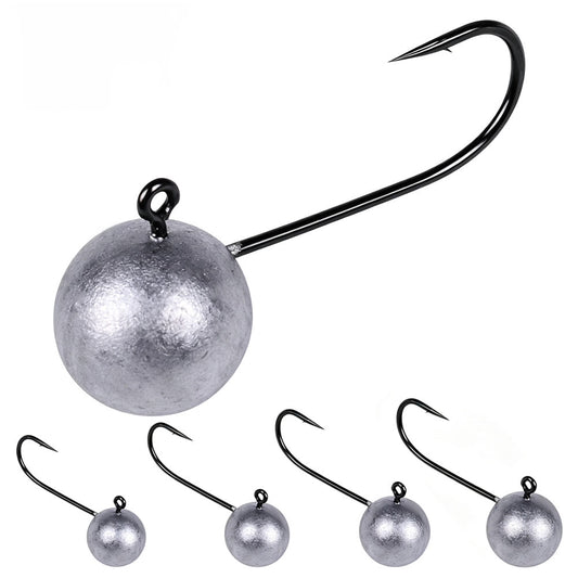 PROBEROS JIG071 Cabeça chumbada 1.8g-5g, paddle tail – água doce