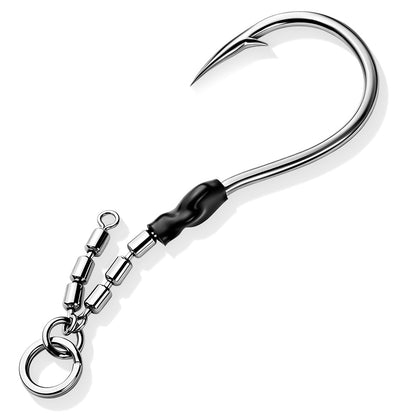 Detailed View of Full Stainless Steel Swivel Assist Hook PROBEROS