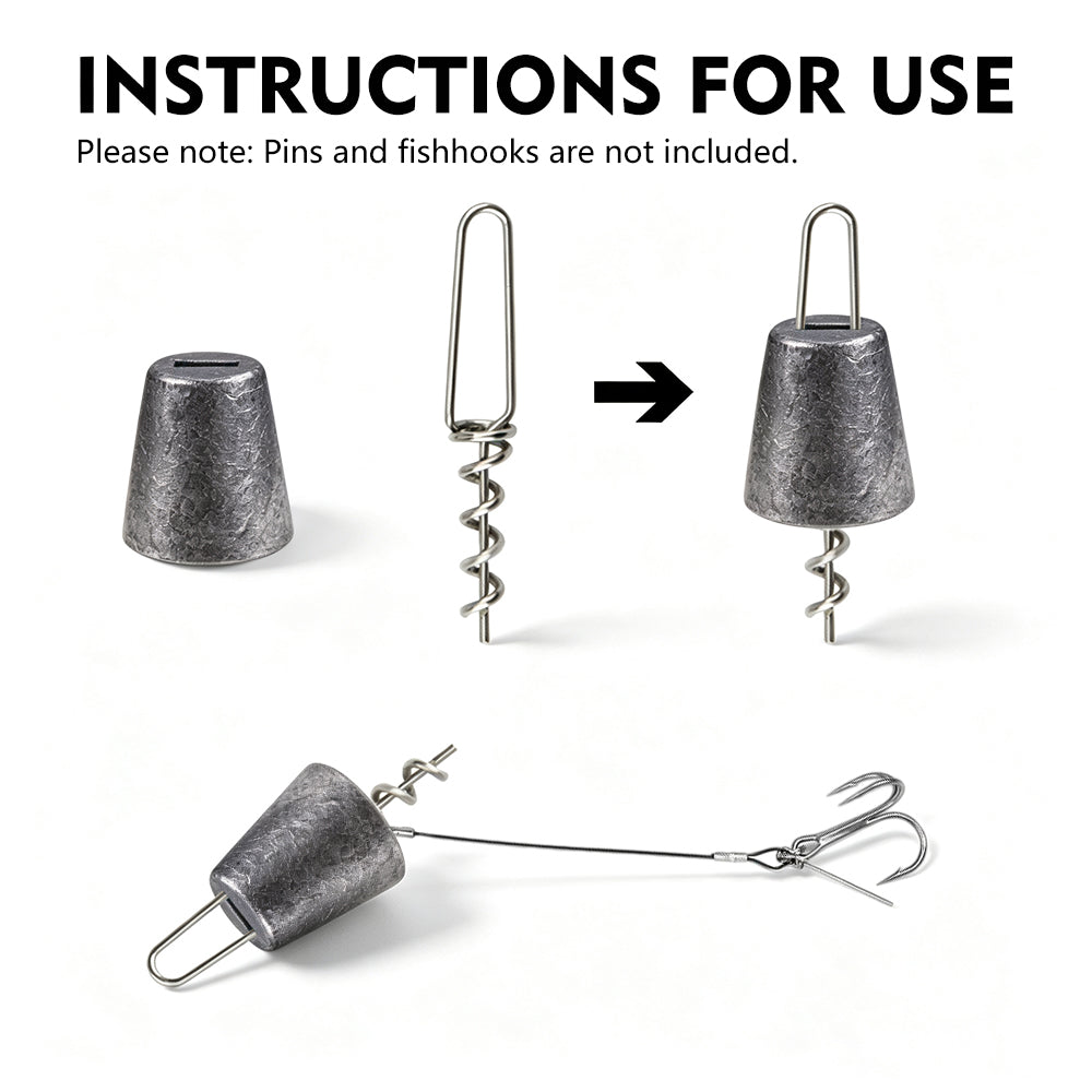 How to Insert PROBEROS JIG092 Lead Weight Sinker into Soft Plastic Bait