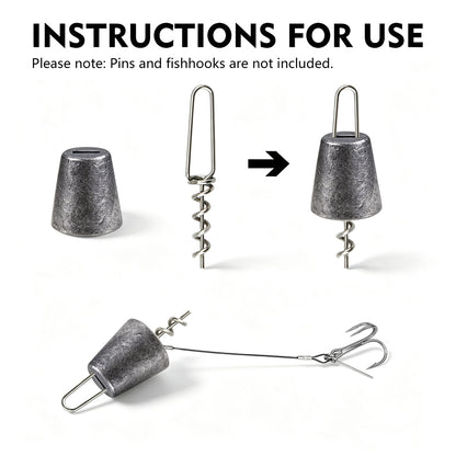 How to Insert PROBEROS JIG092 Lead Weight Sinker into Soft Plastic Bait