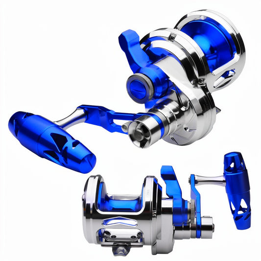 PROBEROS KJN600 Slow Jigging Rolle 5.7:1 / 9+1BB / 40kg Bremskraft, CNC-gefertigt