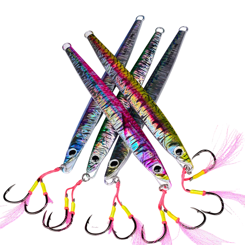 PROBEROS KLF138 Slow Pitch Jig 60g-180g Saltwater for Tuna Kingfish Amberjack