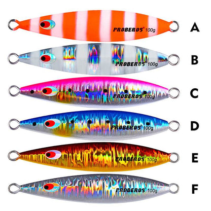 PROBEROS LF090 micro jigging lure 6 color options overview