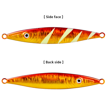 Reinforced solid double connection rings on PROBEROS saltwater lead bait