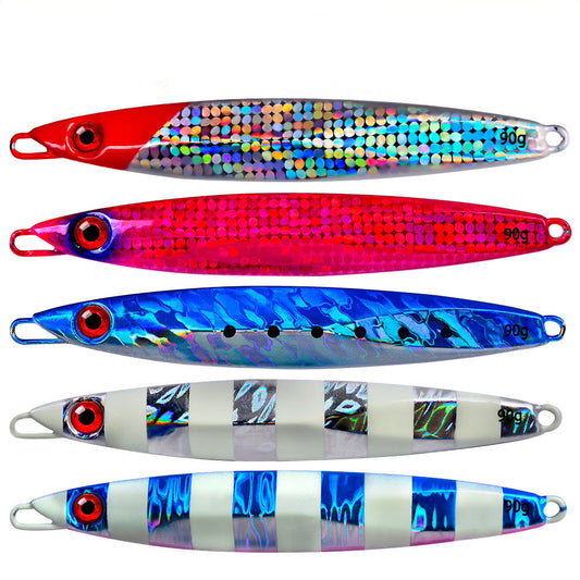 PROBEROS LF129 Jig slow jigging 70g-90g, fosforescente, luminoso – agua salada