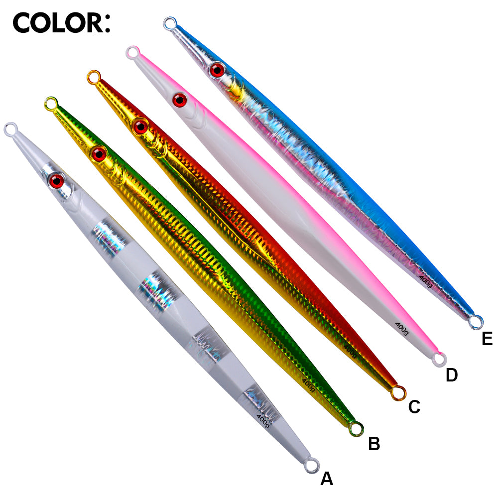PROBEROS LF133 slow jigging lure 5 color options overview