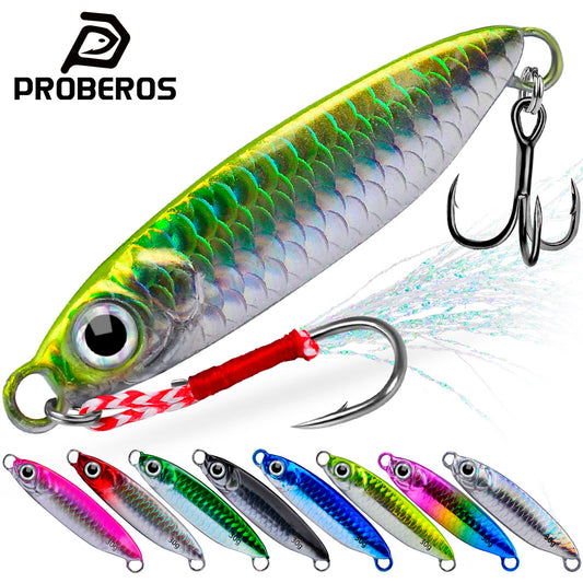 PROBEROS LF142 micro jigging lure for freshwater and saltwater shore casting