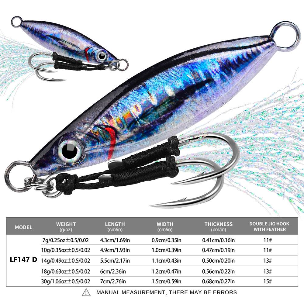PROBEROS 5pcs Fast Sinking Metal Spoon Jig Fishing Lure,7/10/14/18/30g Fishing Lure For Freshwater And Saltwater,Outdoor fishing - Proberos