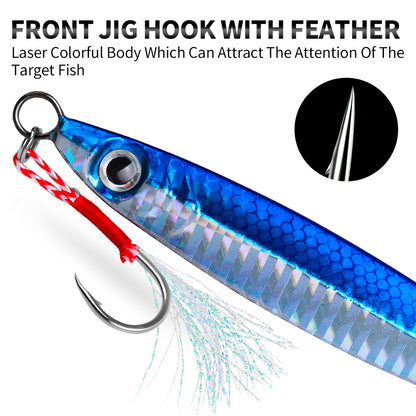 3D lifelike eyes and reflective laser scale printing on PROBEROS LF150 jig lure