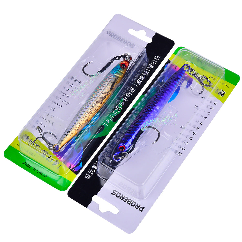 Individual 1PC retail card packaging for PROBEROS LF152 slow jigging lure