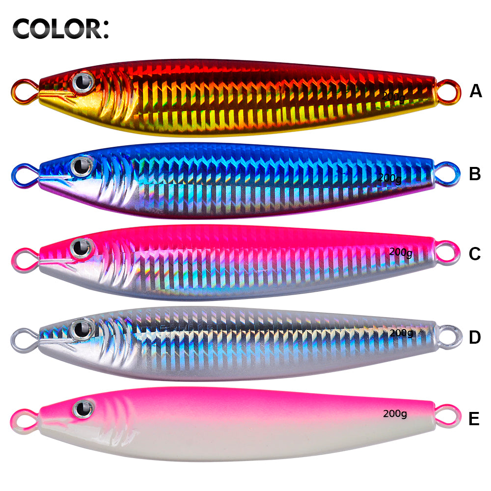 PROBEROS LF154 Metal Slow Jigging Lure Color Options Chart