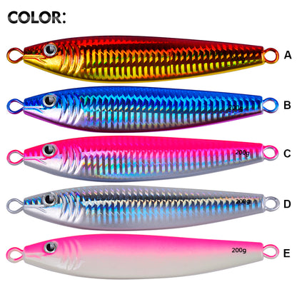 PROBEROS LF154 Metal Slow Jigging Lure Color Options Chart