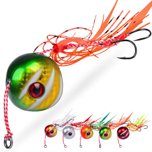 PROBEROS LF157 Jig kabura 60g-200g, fosforescente, luminoso – agua salada