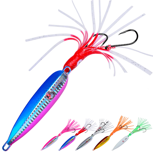 PROBEROS LF159 Inchiku Luminous Octopus Metal Jig Saltwater Lure 40g-200g