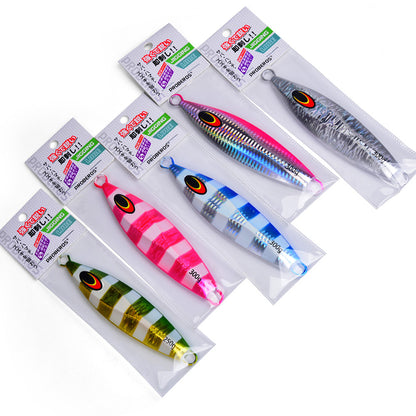 PROBEROS LF161 zebra stripe slow jigging lure 1PC single pack retail packaging