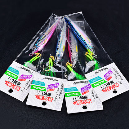 PROBEROS LF162 micro jigging lure 1PC single pack retail packaging