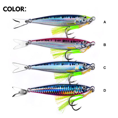 PROBEROS LF162 micro jigging lure 4 color options overview