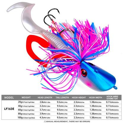 PROBEROS 5PCS Metal Jig Fishing Lure Swimbait Spinner Sea Tackle Kit Cast 3D Laser Wobbler Pike Spoon Carp Hook Pesca Artificial Bait - Proberos