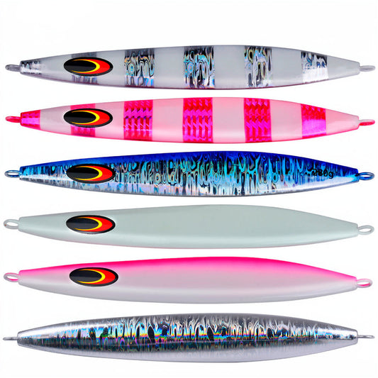 PROBEROS LF165 Jig slow jigging 100g-280g, 1 uds., fosforescente, luminoso – agua salada