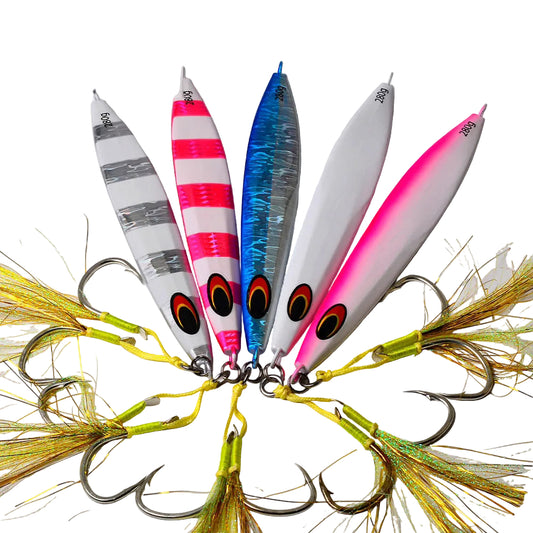 PROBEROS LF165 Jig slow jigging 100g-280g, fosforescente, luminoso – agua salada