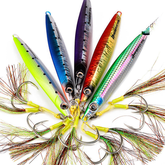 PROBEROS LF170 3D Eye Slow Pitch Jigging Lures 80g-200g for Tuna Amberjack