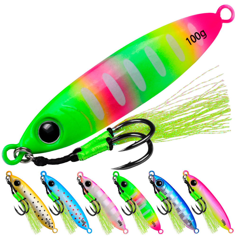 PROBEROS LF178 Lead Micro Jigging Lure Saltwater Fishing Bait 30g-100g