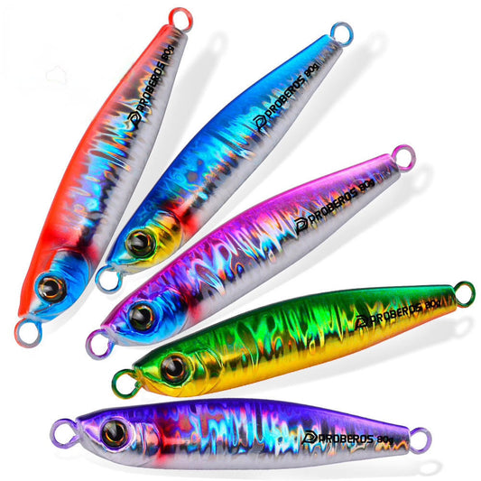 PROBEROS LF180 35g-80g Holographic 3D Eye Slow Pitch Metal Jigs for Snapper