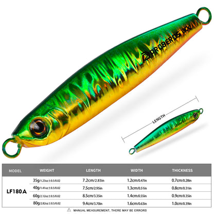 PROBEROS LF180 saltwater metal jig lure in Color A