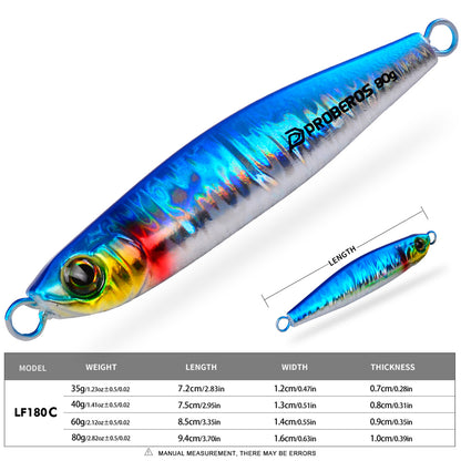 PROBEROS LF180 slow jigging metal bait in Color C