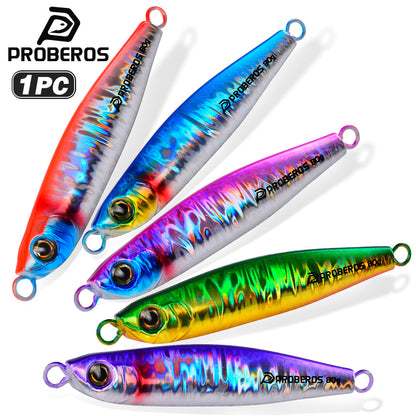 PROBEROS LF180 micro jigging lure saltwater metal bait set in 5 colors