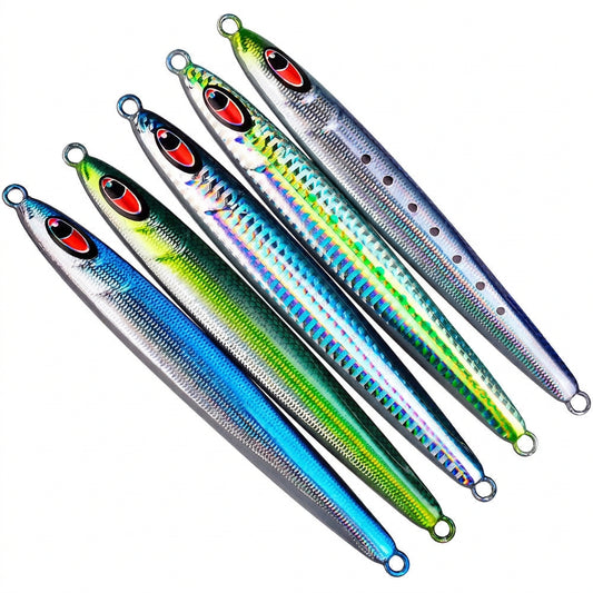 PROBEROS LF183 Slow Pitch Inshore Butterfly Style Jigs 30g-150g for Tuna