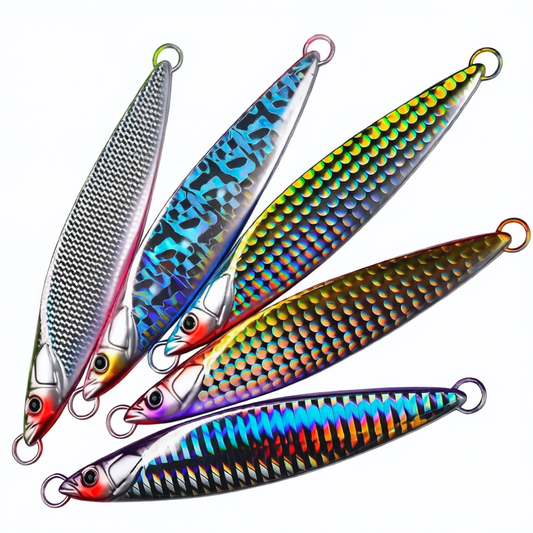 PROBEROS LF185 40g-100g Holographic Inshore Slow Jigging Lures for Snapper