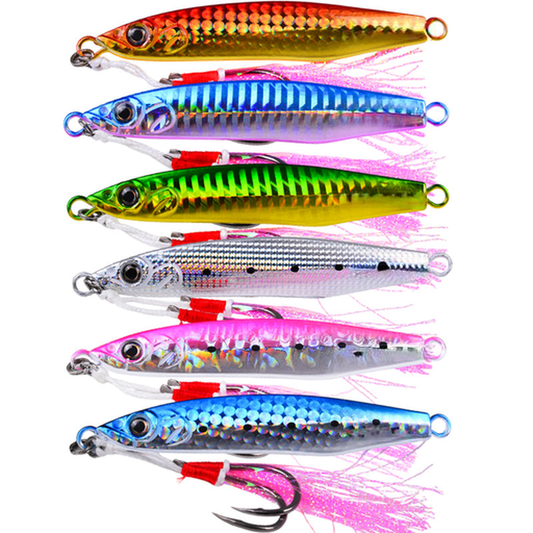 PROBEROS LF191 25g-60g Inshore Slow Pitch Jigs Long Knife for Snapper
