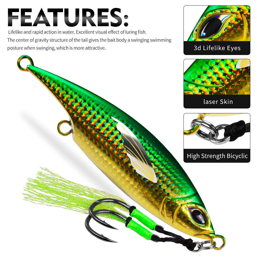 PROBEROS LF194 Imitation Wing Print Flash and Luminous Scale Detail