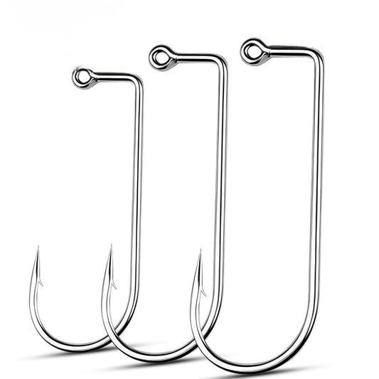 PROBEROS P1902 Lead Jig Head Hooks High Carbon Steel for Sea Bass Snapper Catfish