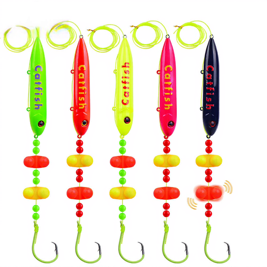 PROBEROS PJ026 Circle Hooks 5 Pcs Freshwater for Catfish Bass Trout