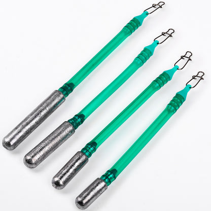 PROBEROS PJ034 dragging lead weight sinker dimensions and size chart from 1.5oz to 4oz
