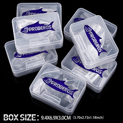PROBEROS PJ041 fishing rig plastic storage box packaging multiple sets boxes display