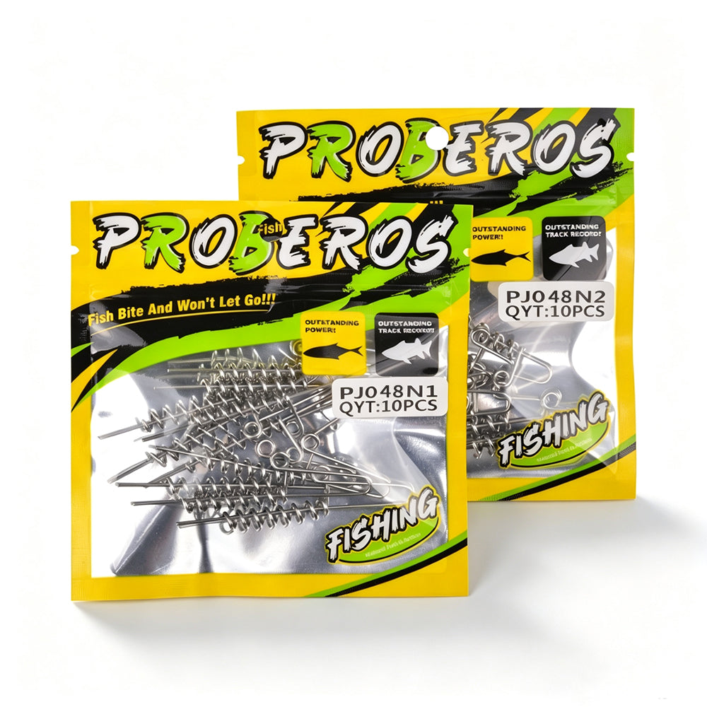 PROBEROS PJ048 10Pcs Per Box Portable Plastic Tackle Storage Packaging
