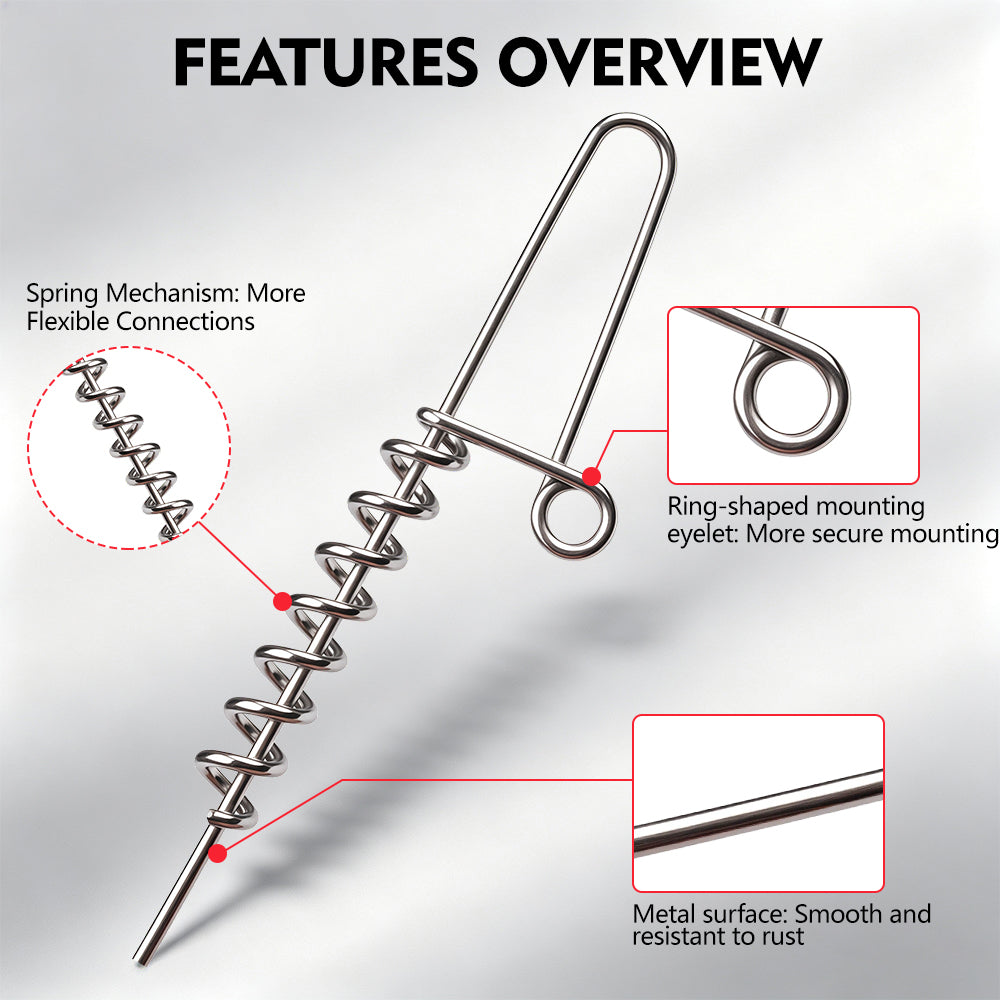 PROBEROS PJ048 Corrosion Resistant Stainless Steel Spring Coil Detail