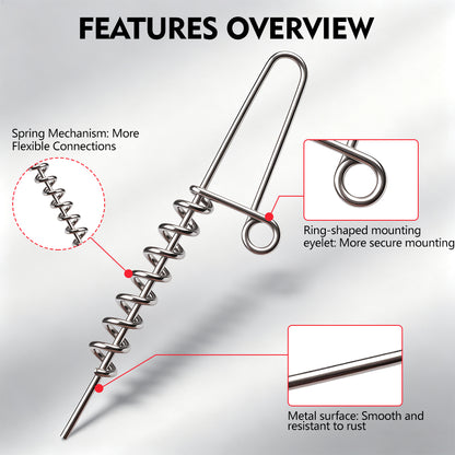 PROBEROS PJ048 Corrosion Resistant Stainless Steel Spring Coil Detail