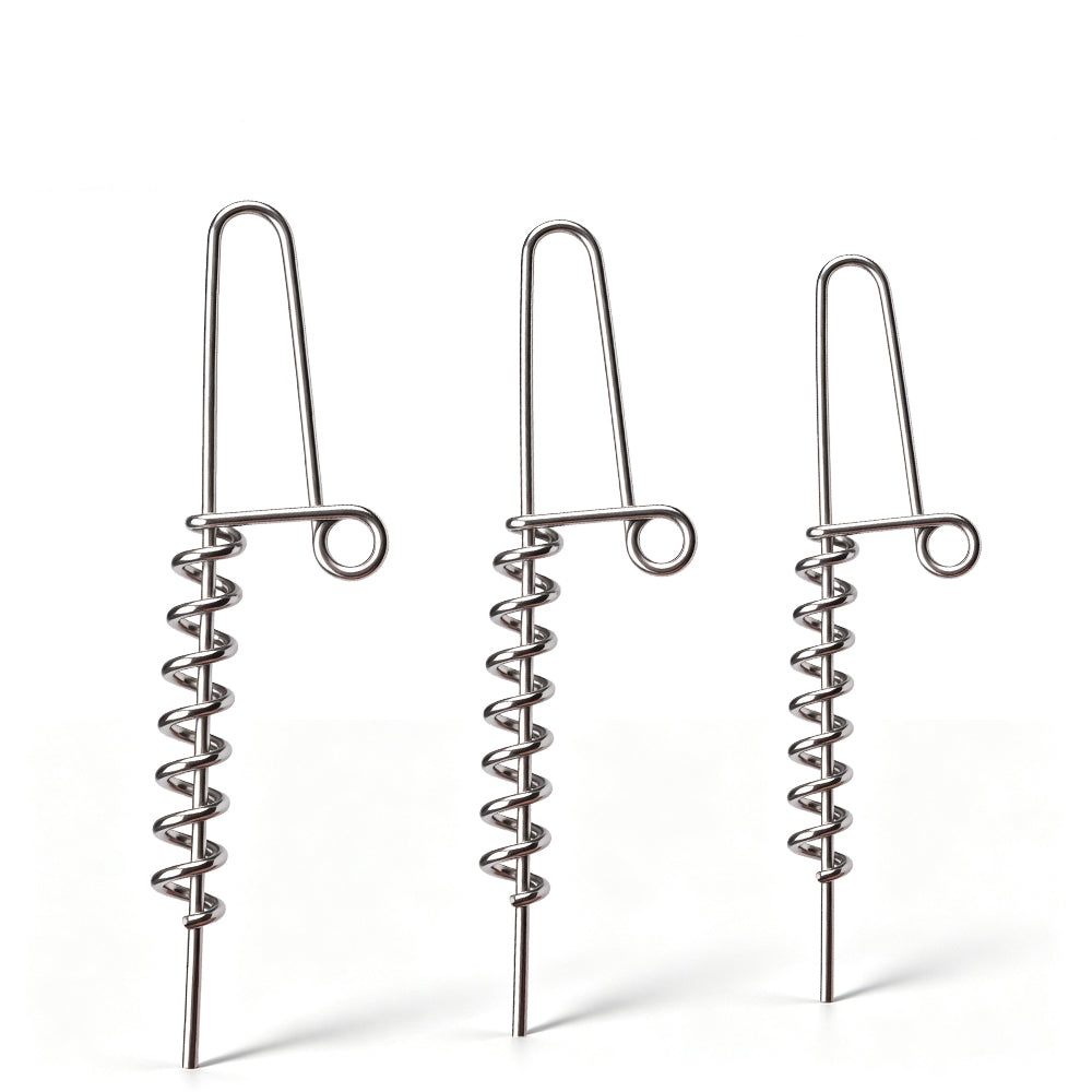 PROBEROS PJ048 Stainless Steel Spring Lock Pins with Snap 10Pcs Box