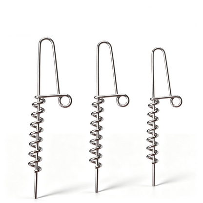 PROBEROS PJ048 Stainless Steel Spring Lock Pins with Snap 10Pcs Box