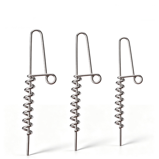 PROBEROS PJ048 Stainless Steel Spring Lock Pins with Snap 10Pcs Box