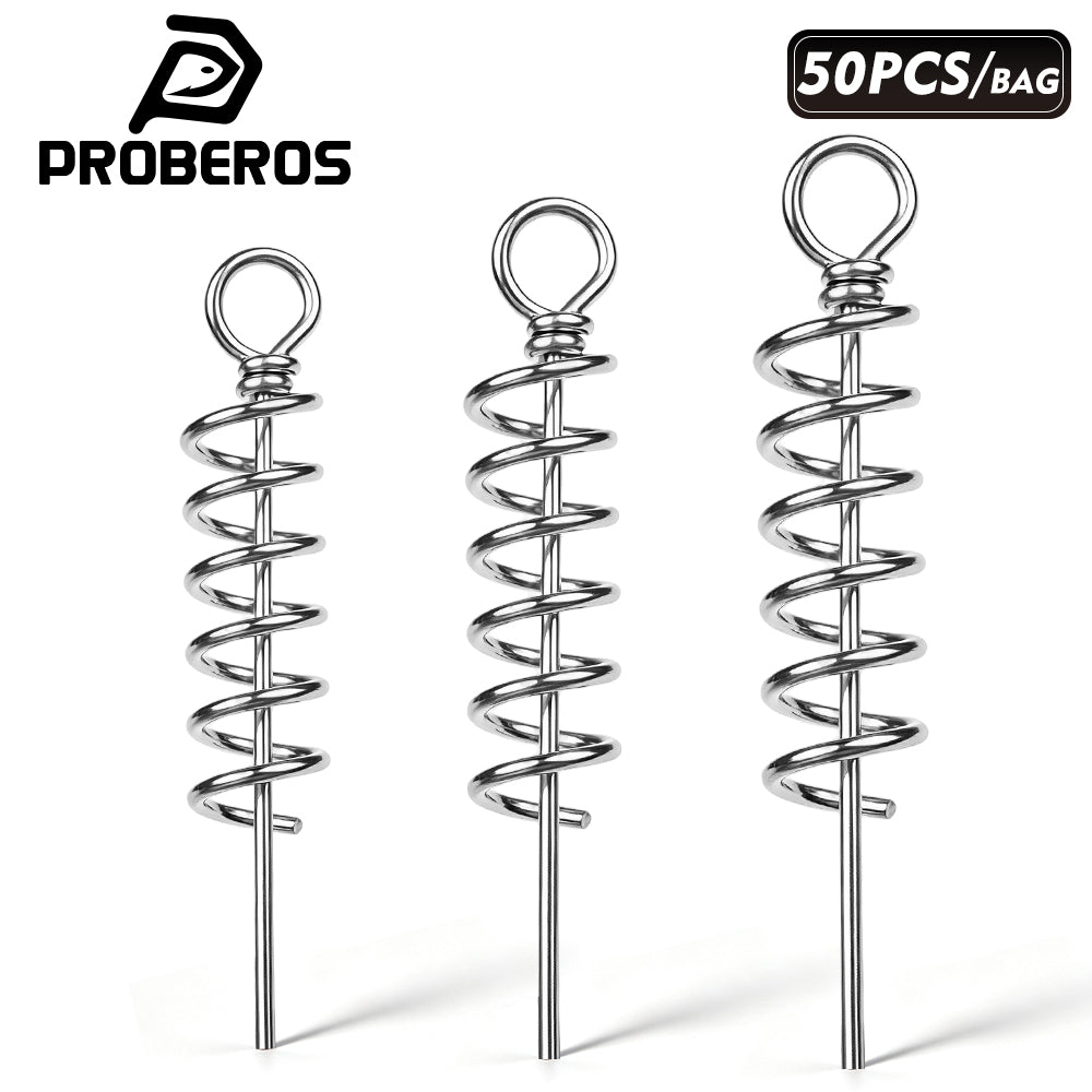 PROBEROS PJ049 Stainless Steel Spring Twist Lock Pins 50Pcs Bag