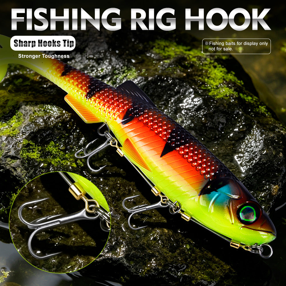 PROBEROS PJN040 High Carbon Steel Barbed Treble Hook Sharp Point Detail